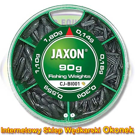 Jaxon Ciężarki Stile 0,14g - 1,80g (90 gram) Jaxon Ciężarki Stile 0,14g - 1,80g (90 gram)