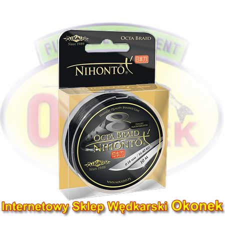 Mikado Plecionka Nihonto Octa Braid Black - przyponowa 10m