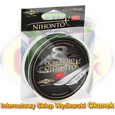 Mikado Plecionka Nihonto Octa Braid Green 150m